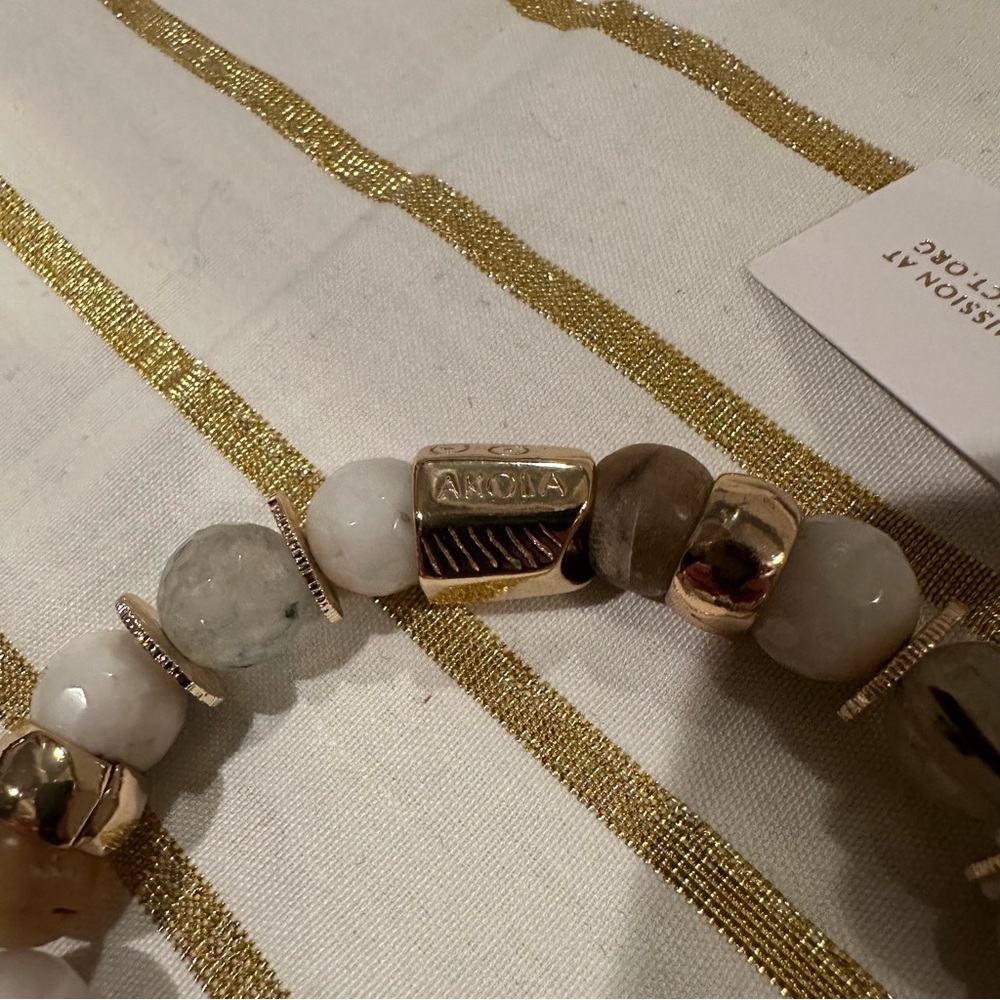 Akola Beaded Stretch Bracelet - Picture 8 of 11